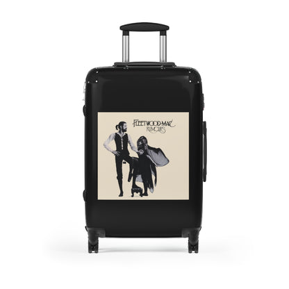 Getrott Fleetwood Mac Rumours 1977 Black Cabin Suitcase Extended Storage Adjustable Telescopic Handle Double wheeled Polycarbonate Hard-shell Built-in Lock-Bags-Geotrott