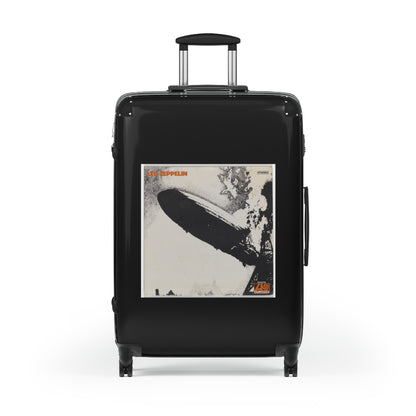 Getrott Led Zeppelin Led Zeppelin 1969 Black Cabin Suitcase Extended Storage Adjustable Telescopic Handle Double wheeled Polycarbonate Hard-shell Built-in Lock-Bags-Geotrott