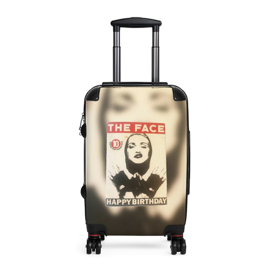 Getrott The Face Nightclub NYC Tenth Aniversary Madona Flyer Cabin Suitcase Extended Storage Adjustable Telescopic Handle Double wheeled Polycarbonate Hard-shell Built-in Lock-Bags-Geotrott