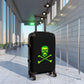 Getrott Black Green Skull & Bones Cabbin Luggage Carry-On Travel Check Luggage 4-Wheel Spinner Suitcase Bag Multiple Colors and Sizes