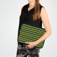 Getrott Green Goldfish Pattern Black Laptop Sleeve