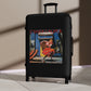 Getrott Cyndi Lauper Shes So Unusual 1983 Black Cabin Suitcase Inner Pockets Extended Storage Adjustable Telescopic Handle Inner Pockets Double wheeled Polycarbonate Hard-shell Built-in Lock