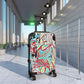 Getrott Cool Fashion Model Mickey Graffiti Cabin Suitcase Inner Pockets Extended Storage Adjustable Telescopic Handle Inner Pockets Double wheeled Polycarbonate Hard-shell Built-in Lock