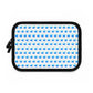 Getrott Turquoise Cruise Ships Pattern White Laptop Sleeve