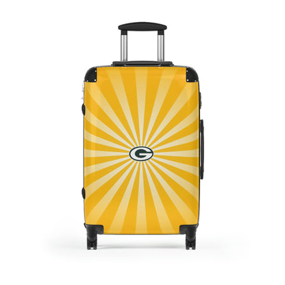 Geotrott Greenbay Packers National Football League NFL Team Logo Cabin Suitcase Rolling Luggage Checking Bag-Bags-Geotrott