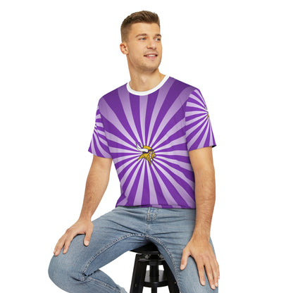 Geotrott NFL Minnesota Vikings Men's Polyester All Over Print Tee T-Shirt-All Over Prints-Geotrott