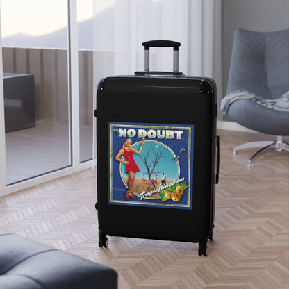 Getrott No Doubt Tragic Kingdom 1995 Black Cabin Suitcase Extended Storage Adjustable Telescopic Handle Double wheeled Polycarbonate Hard-shell Built-in Lock-Bags-Geotrott