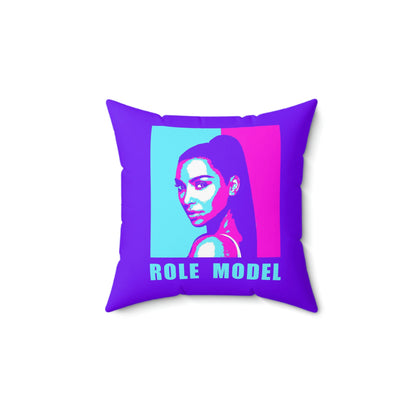 Geotrott Kim K Role Model Motivational Pink Purple Spun Polyester Square Pillow-Home Decor-Geotrott