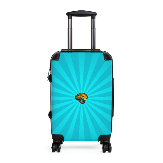 Geotrott Jacksonville Jaguars National Football League NFL Team Logo Cabin Suitcase Rolling Luggage Checking Bag-Bags-Geotrott