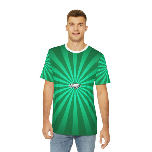 Geotrott NFL Philadelphia Eagles Men's Polyester All Over Print Tee T-Shirt