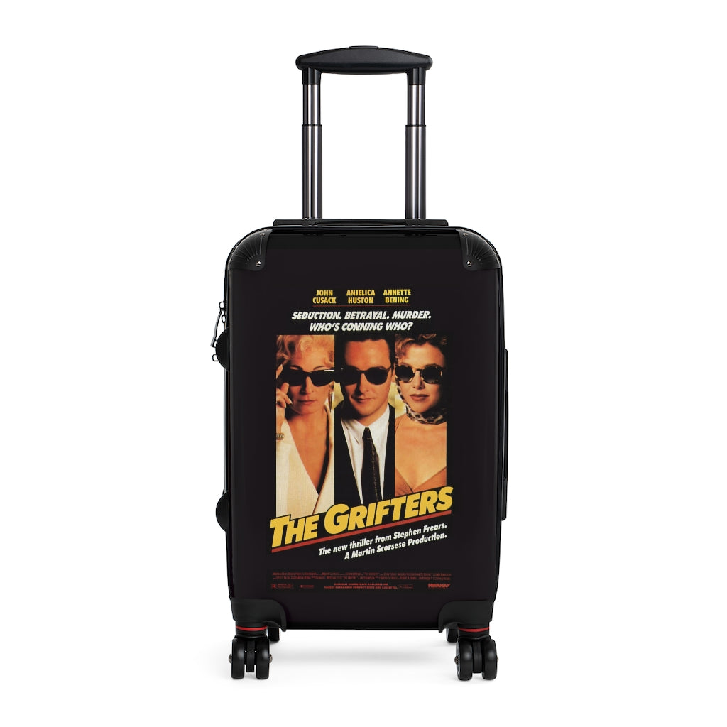 Getrott The Grifters Movie Poster Collection Cabin Suitcase Inner Pockets Extended Storage Adjustable Telescopic Handle Inner Pockets Double wheeled Polycarbonate Hard-shell Built-in Lock