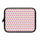 Getrott Pink Cruise Ships Pattern White Laptop Sleeve