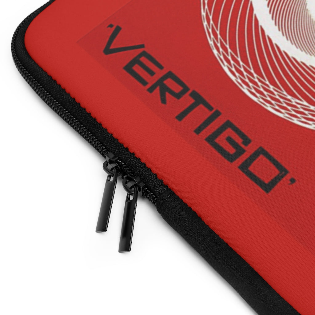 Getrott Vertigo Movie Poster Red Laptop Sleeve