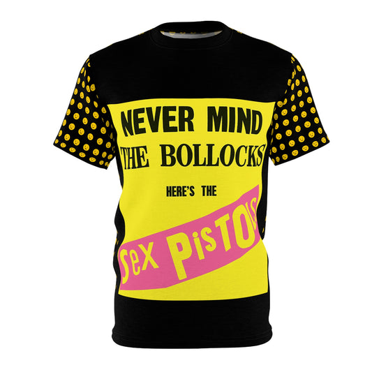 Never Mind the Bollocks, Here's the Sex Pistols Unisex Cut & Sew Tee-All Over Prints-Geotrott