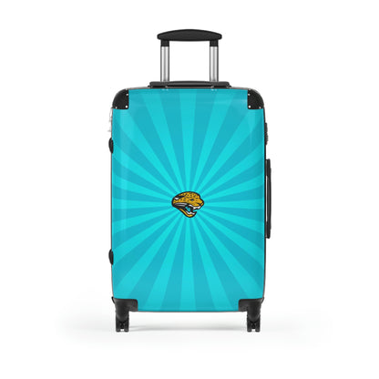 Geotrott Jacksonville Jaguars National Football League NFL Team Logo Cabin Suitcase Rolling Luggage Checking Bag-Bags-Geotrott