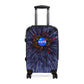 Getrott Nasa Warp Speed Logo Cabin Suitcase Inner Pockets Extended Storage Adjustable Telescopic Handle Inner Pockets Double wheeled Polycarbonate Hard-shell Built-in Lock