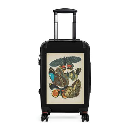 Getrott Butterflies Macrolepidopteran Rhopalocera Lepidoptera Multiple Colors Cabin Suitcase Rolling Luggage Extended Storage Adjustable Telescopic Handle Double wheeled Polycarbonate Hard-shell Built-in Lock-Bags-Geotrott