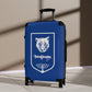 Getrott Tribes of Israel Benjamin Blue Cabin Suitcase Inner Pockets Extended Storage Adjustable Telescopic Handle Inner Pockets Double wheeled Polycarbonate Hard-shell Built-in Lock