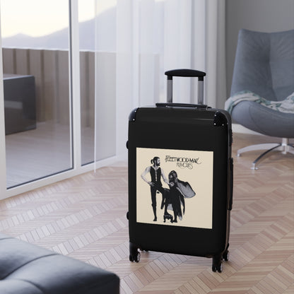 Getrott Fleetwood Mac Rumours 1977 Black Cabin Suitcase Extended Storage Adjustable Telescopic Handle Double wheeled Polycarbonate Hard-shell Built-in Lock-Bags-Geotrott