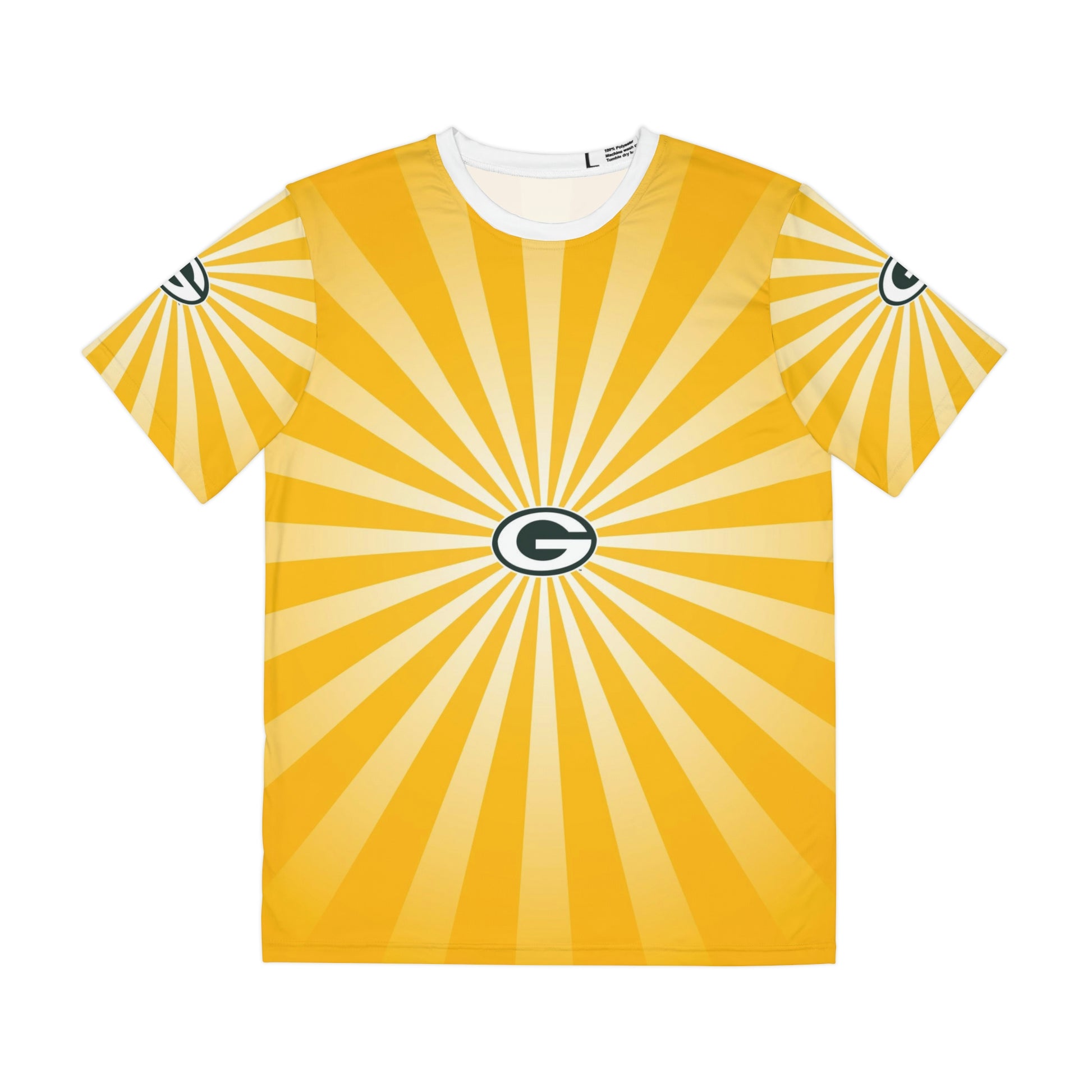 Geotrott NFL Green Bay Packers Men's Polyester All Over Print Tee T-Shirt-All Over Prints-Geotrott