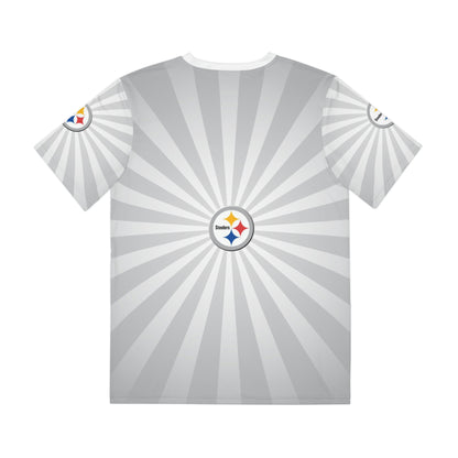 Geotrott NFL Pittsburgh Steelers Men's Polyester All Over Print Tee T-Shirt-All Over Prints-Geotrott