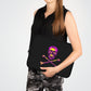 Getrott Pink Skull and Bones Black Laptop Sleeve