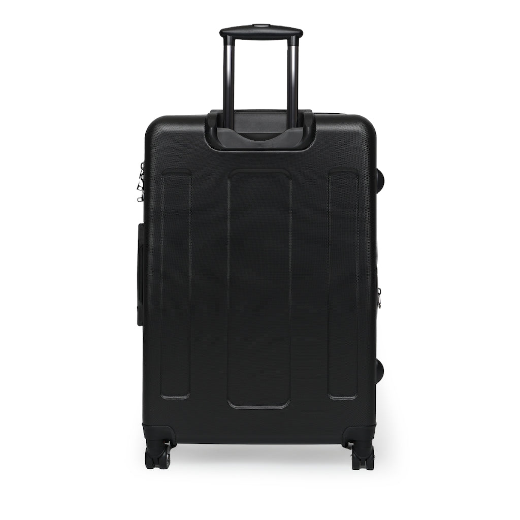 Getrott Daddy What did you do on the Great War Black Cabin Suitcase Extended Storage Adjustable Telescopic Handle Double wheeled Polycarbonate Hard-shell Built-in Lock-Bags-Geotrott