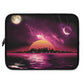 Getrott Space City Sunset Red Black Laptop Sleeve
