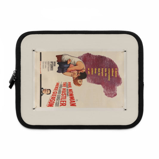 Getrott The Hustler Movie Poster Red Laptop Sleeve-Laptop Sleeve-Geotrott