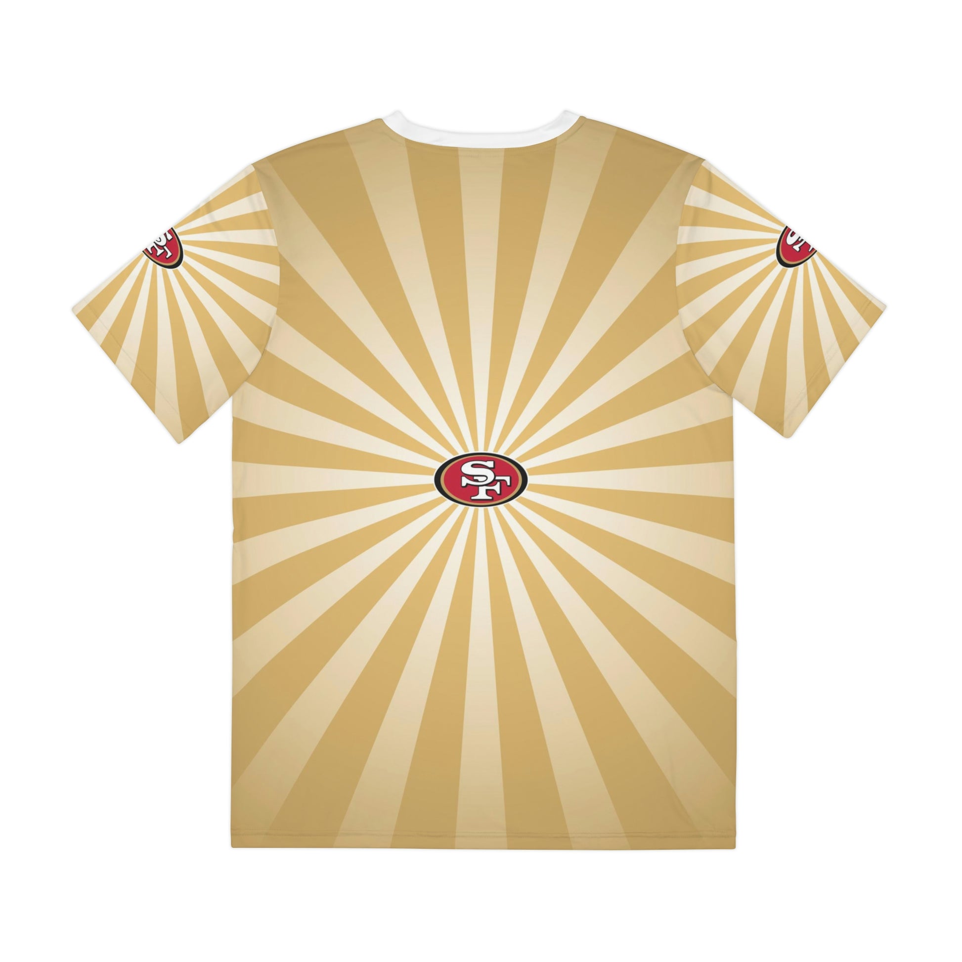 Geotrott NFL San Francisco Men's Polyester All Over Print Tee T-Shirt-All Over Prints-Geotrott