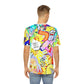 Copy of Copy of Copy of Eddy Bogaert Graffiti Bieber Statue of Liberty Art Men's Polyester Tee (AOP)