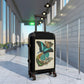 Getrott Butterflies Macrolepidopteran Rhopalocera Lepidoptera Turquoise Colors Cabin Suitcase Rolling Luggage Inner Pockets Extended Storage Adjustable Telescopic Handle Inner Pockets Double wheeled Polycarbonate Hard-shell Built-in Lock