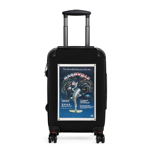 Geotrott Nashville Movie Poster Collection Cabin Suitcase Extended Storage Adjustable Telescopic Handle Double wheeled Polycarbonate Hard-shell Built-in Lock-Bags-Geotrott