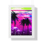 Getrott Pink Beach Flamingo Sunset Framed Paper Posters LexJet Premium 200 gsm paper