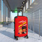 Getrott Tophat Movie Poster Collection Cabin Suitcase Inner Pockets Extended Storage Adjustable Telescopic Handle Inner Pockets Double wheeled Polycarbonate Hard-shell Built-in Lock