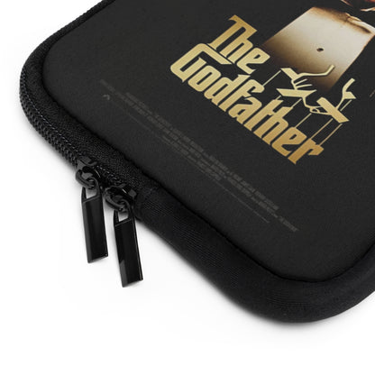 Getrott The Godfather Movie Poster White Laptop Sleeve-Laptop Sleeve-Geotrott