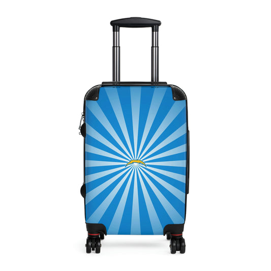 Geotrott Los Angeles Chargers National Football League NFL Team Logo Cabin Suitcase Rolling Luggage Checking Bag-Bags-Geotrott