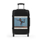 Getrott Grace Jones Island Life 1985 Black Cabin Suitcase Inner Pockets Extended Storage Adjustable Telescopic Handle Inner Pockets Double wheeled Polycarbonate Hard-shell Built-in Lock
