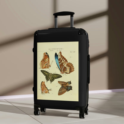 Getrott Butterflies Macrolepidopteran Rhopalocera Lepidoptera Papilic Achivi Cabin Suitcase Rolling Luggage Extended Storage Adjustable Telescopic Handle Double wheeled Polycarbonate Hard-shell Built-in Lock-Bags-Geotrott