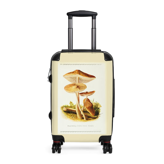 Getrott Mushroom Murzel Rubling Collybia Radicata Farm Collection Cabin Suitcase Extended Storage Adjustable Telescopic Handle Double wheeled Polycarbonate Hard-shell Built-in Lock-Bags-Geotrott