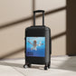 Getrott Nirvana Nevermind 1991 Black Cabin Suitcase Inner Pockets Extended Storage Adjustable Telescopic Handle Inner Pockets Double wheeled Polycarbonate Hard-shell Built-in Lock