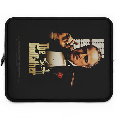 Getrott The Godfather Movie Poster White Laptop Sleeve-Laptop Sleeve-Geotrott