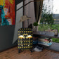 Getrott Yellow Flamingos Kissing Black Cabin Luggage Inner Pockets Extended Storage Adjustable Telescopic Handle Inner Pockets Double wheeled Polycarbonate Hard-shell Built-in Lock