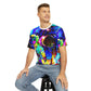 Copy of Eddy Bogaert Graffiti Bieber Statue of Liberty Art Men's Polyester Tee (AOP)
