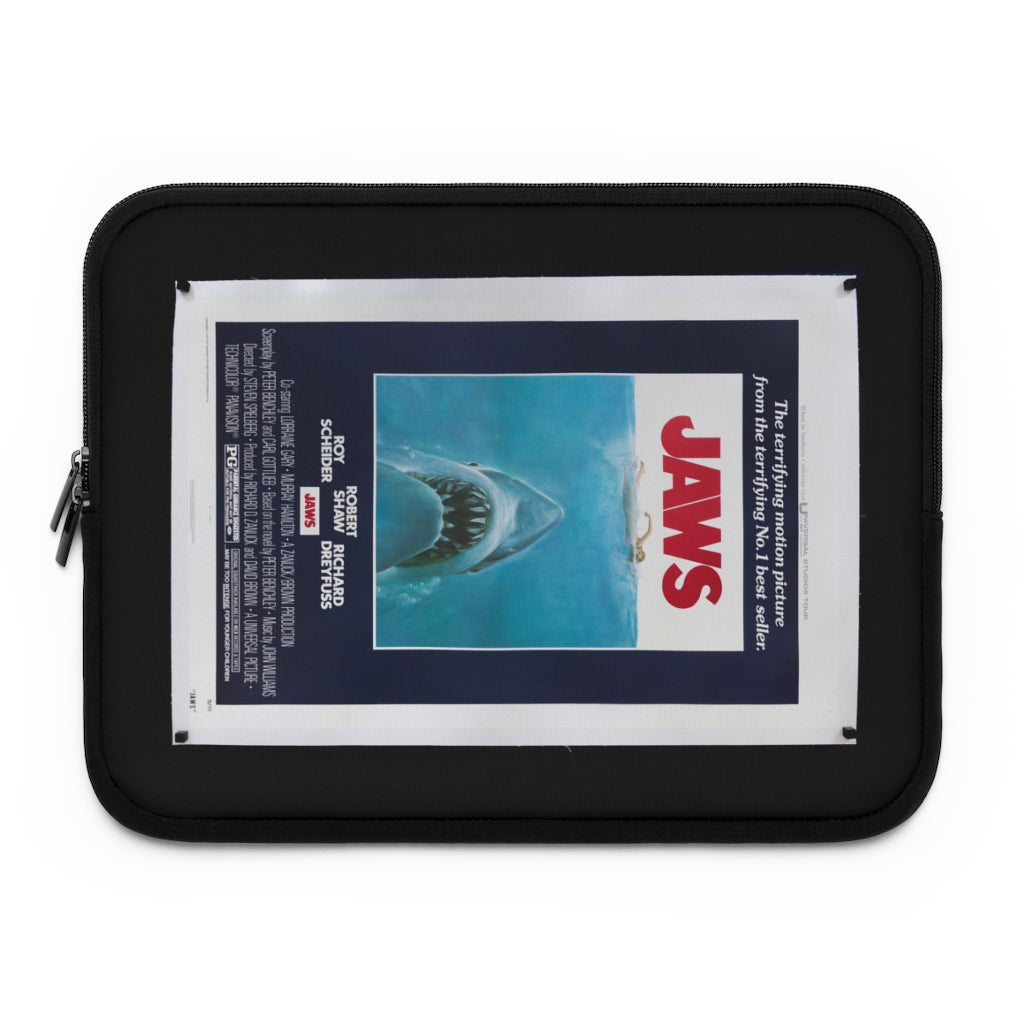 Getrott Jaws Movie Poster Laptop Sleeve-Laptop Sleeve-Geotrott