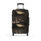 Getrott The Anatomy Lesson of Dr. Nicolaes Tulp by Rembrandt Black Cabin Suitcase Inner Pockets Extended Storage Adjustable Telescopic Handle Inner Pockets Double wheeled Polycarbonate Hard-shell Built-in Lock