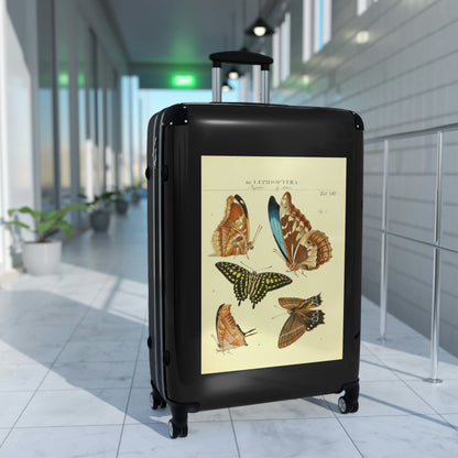 Getrott Butterflies Macrolepidopteran Rhopalocera Lepidoptera Papilic Achivi Cabin Suitcase Rolling Luggage Extended Storage Adjustable Telescopic Handle Double wheeled Polycarbonate Hard-shell Built-in Lock-Bags-Geotrott