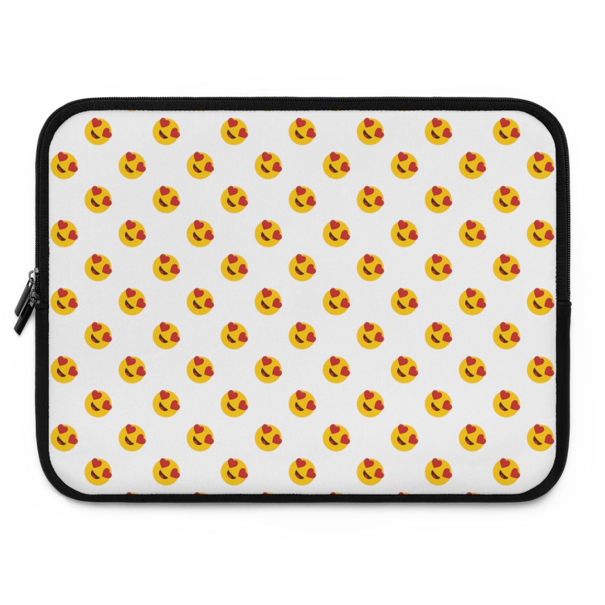 Getrott Emoji Smilling Face with Heart Eyes Laptop Sleeve-Laptop Sleeve-Geotrott