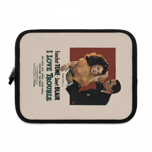 Getrott I love Trouble Movie Poster Laptop Sleeve-Laptop Sleeve-Geotrott