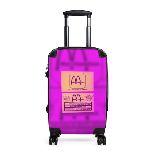 Getrott MacDaddies Nightclub Irving Place Dj Stretch Amstrong Millions of Beats Served Pink Cabin Suitcase Extended Storage Adjustable Telescopic Handle Double wheeled Polycarbonate Hard-shell Built-in Lock-Bags-Geotrott